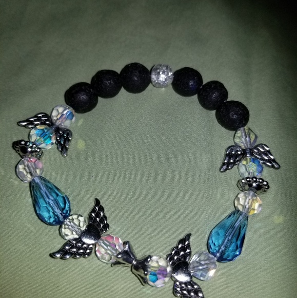 Hand made Jewelry - Essential oil lava bracelet